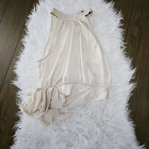 Express Ivory Textured Top